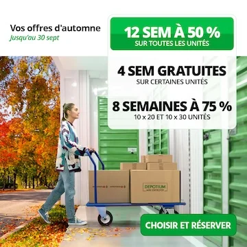Depotium Mini Entrepôt - Brossard Promotion