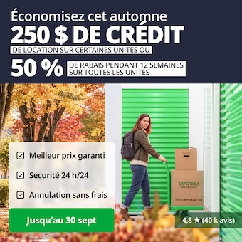 Depotium Mini Entrepôt - Brossard Promotion
